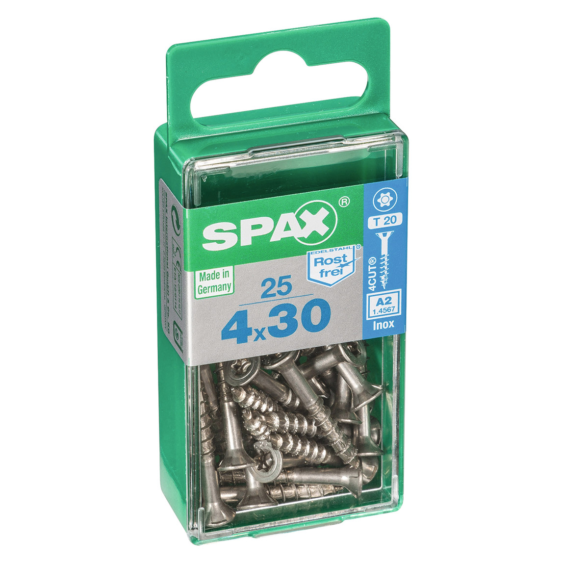    SPAX Havşa Vida Paslanmaz 4X30   