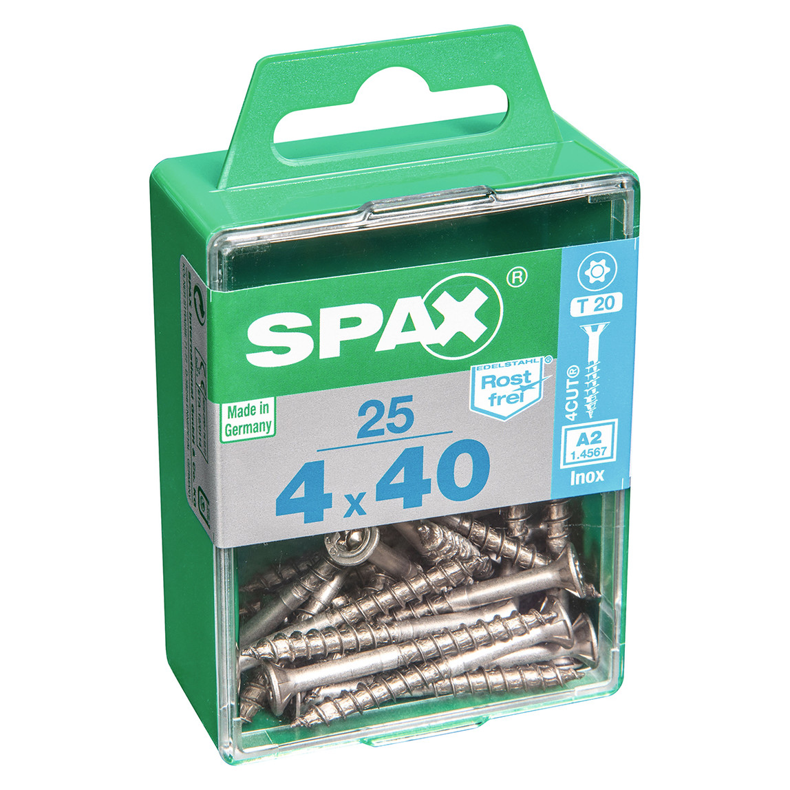    SPAX Havşa Vida Paslanmaz 4X40   