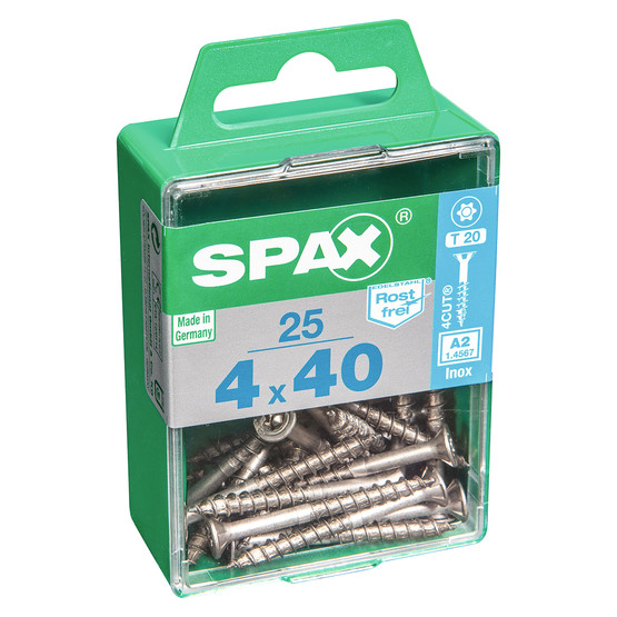SPAX Havşa Vida Paslanmaz 4X40  