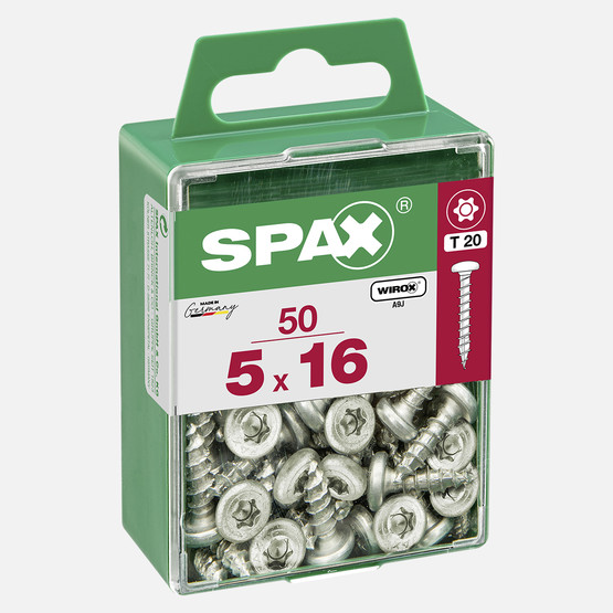 SPAX Yuvarlak Başla Galvaniz 5X16     