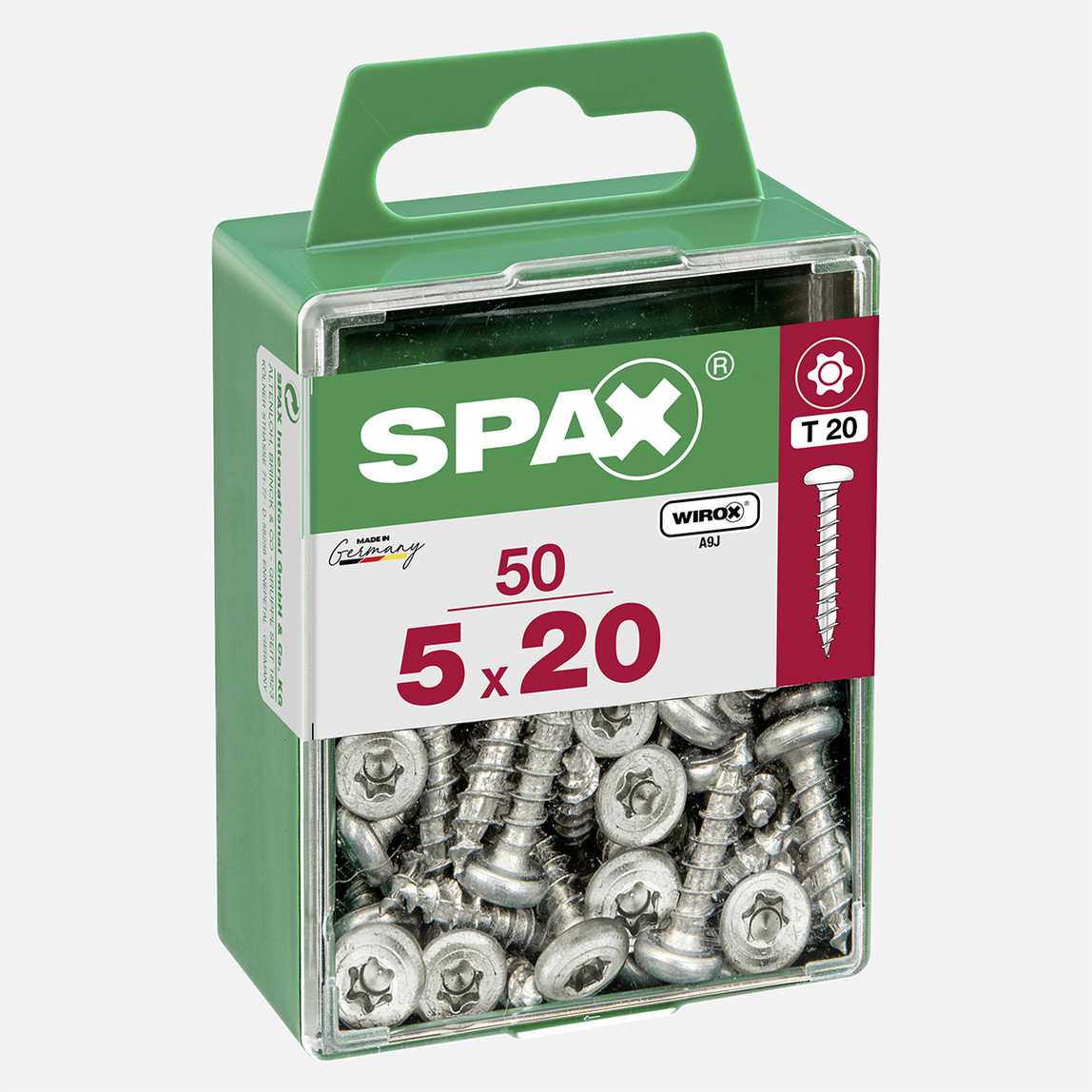    SPAX Yuvarlak Başla Galvaniz 5X20      
