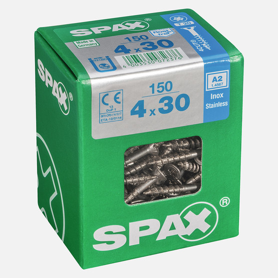 SPAX Havşa Vida A2 Paslanmaz 4X30  