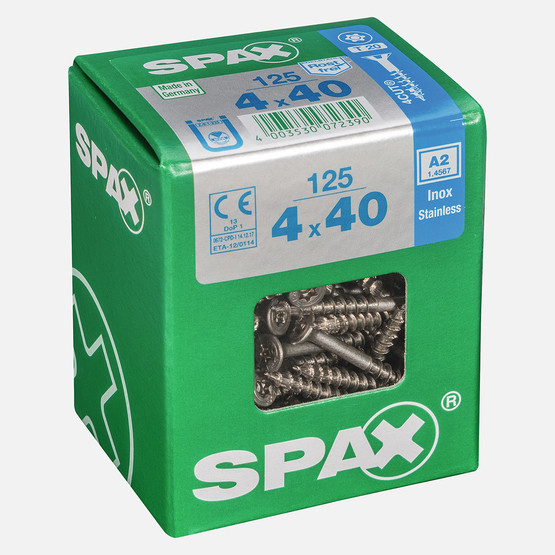 SPAX Havşa Vida A2 Paslanmaz 4X40  