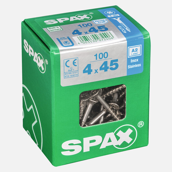 SPAX Havşa Vida A2 Paslanmaz 4X45  