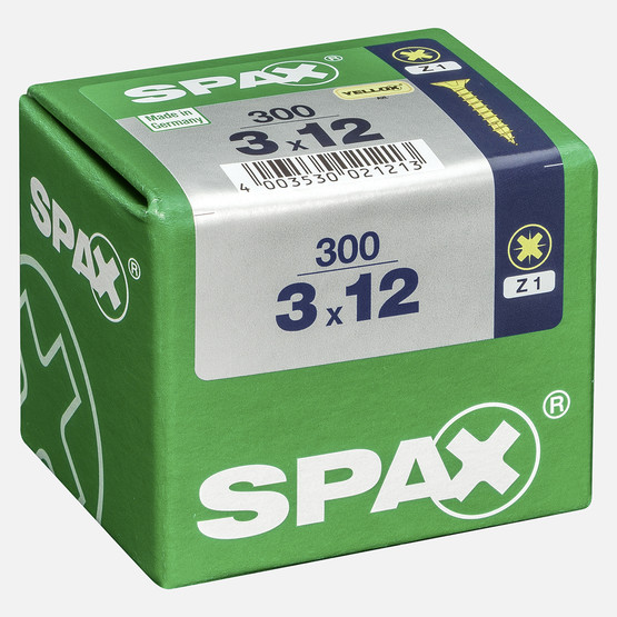 SPAX Havşa Vida Sarı 3X12       