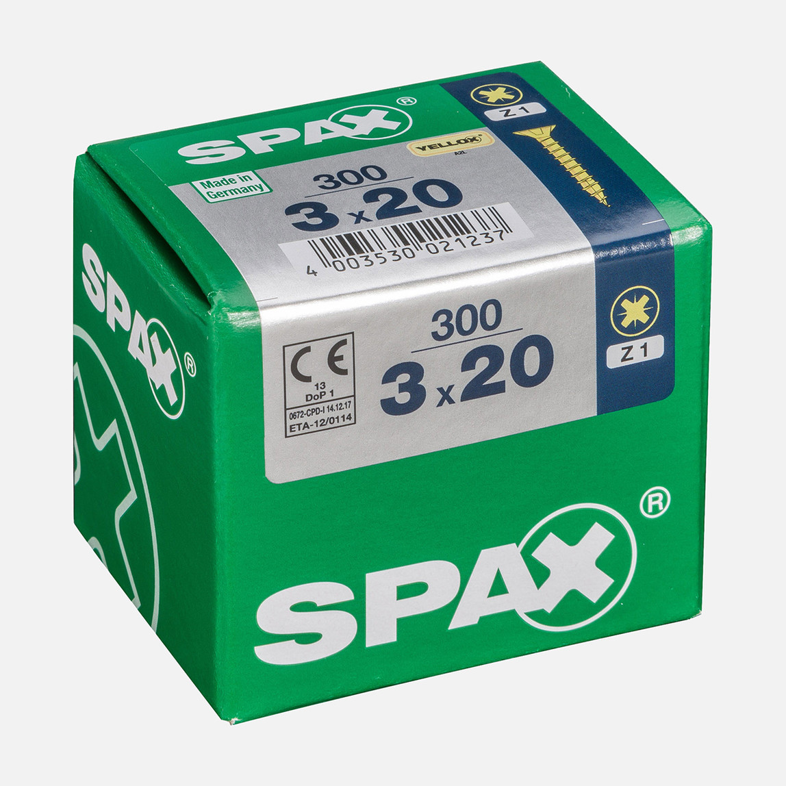    SPAX Havşa Vida Sarı 3X20        