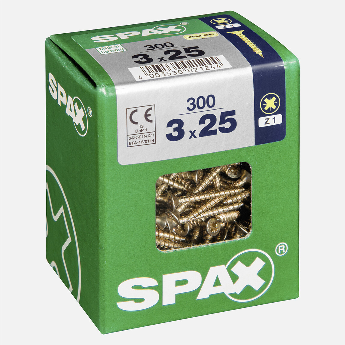    SPAX Havşa Vida Sarı 3X25        