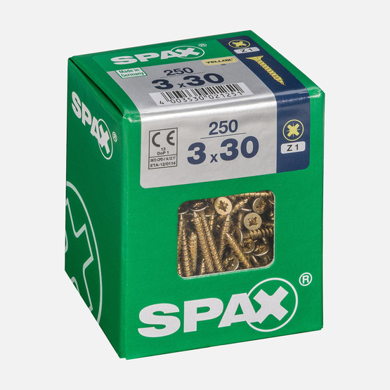 SPAX Havşa Vida Sarı 3X30       