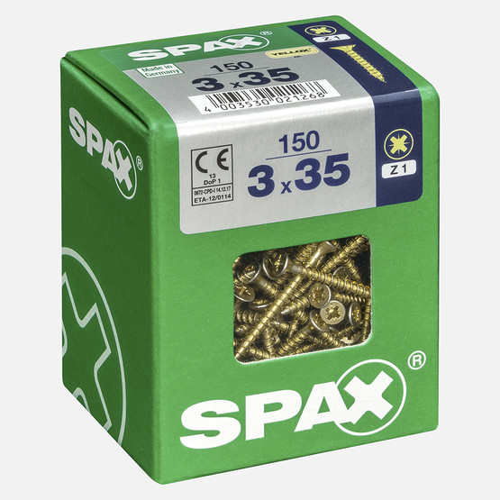 SPAX Havşa Vida Sarı 3X35       