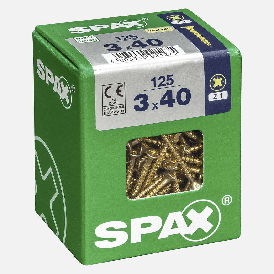    SPAX Havşa Vida Sarı 3X40        