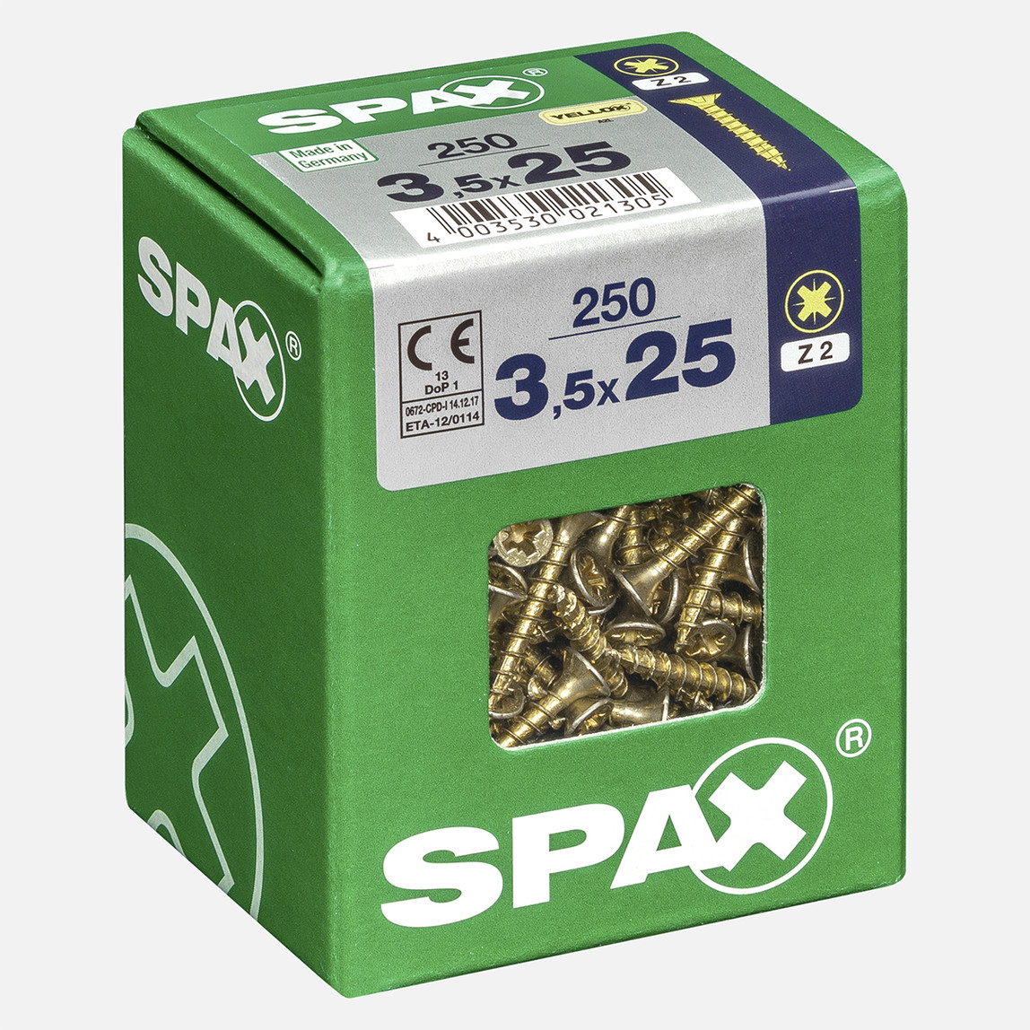    SPAX Havşa Vida Sarı 3.5X25      