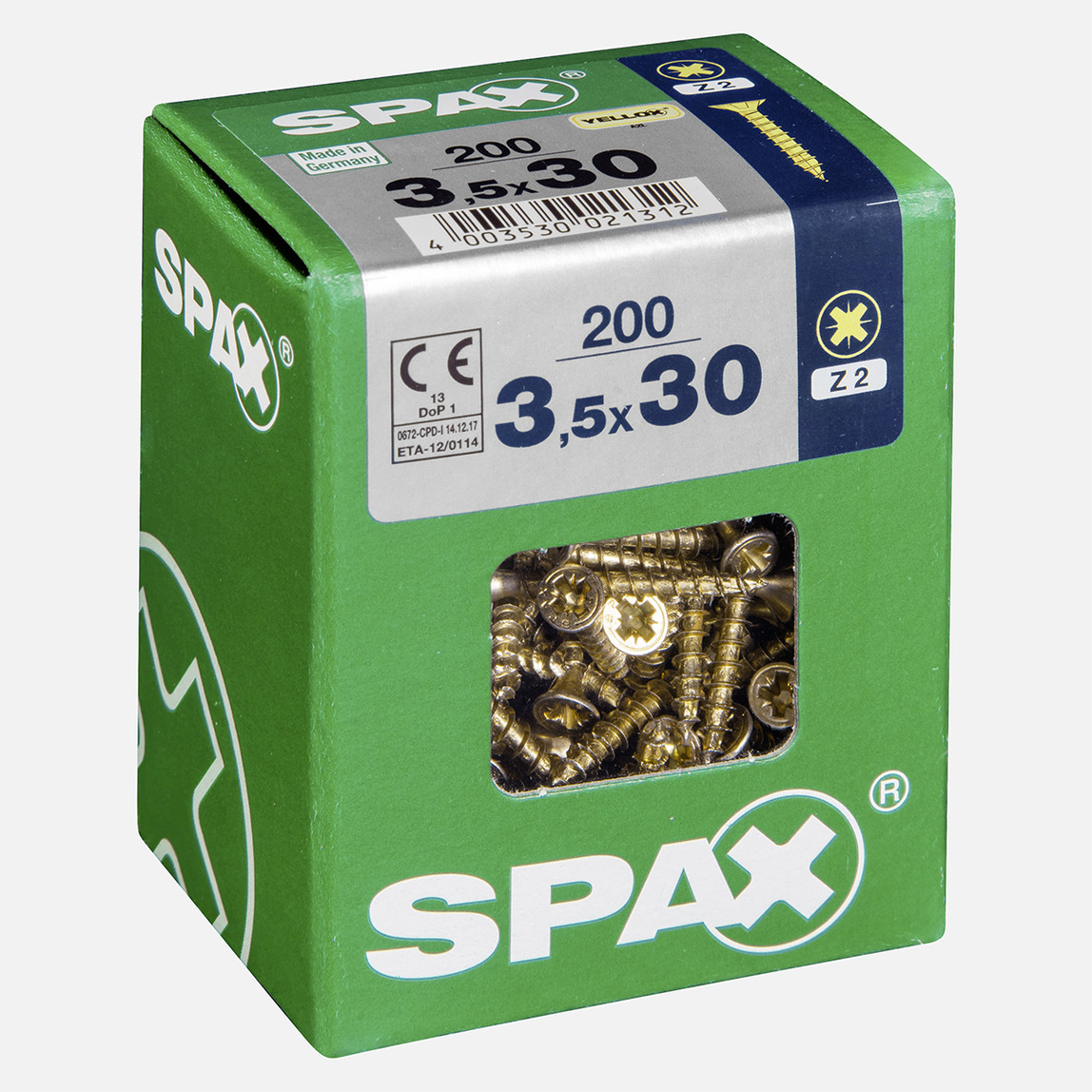    SPAX Havşa Vida Sarı 3.5X30      