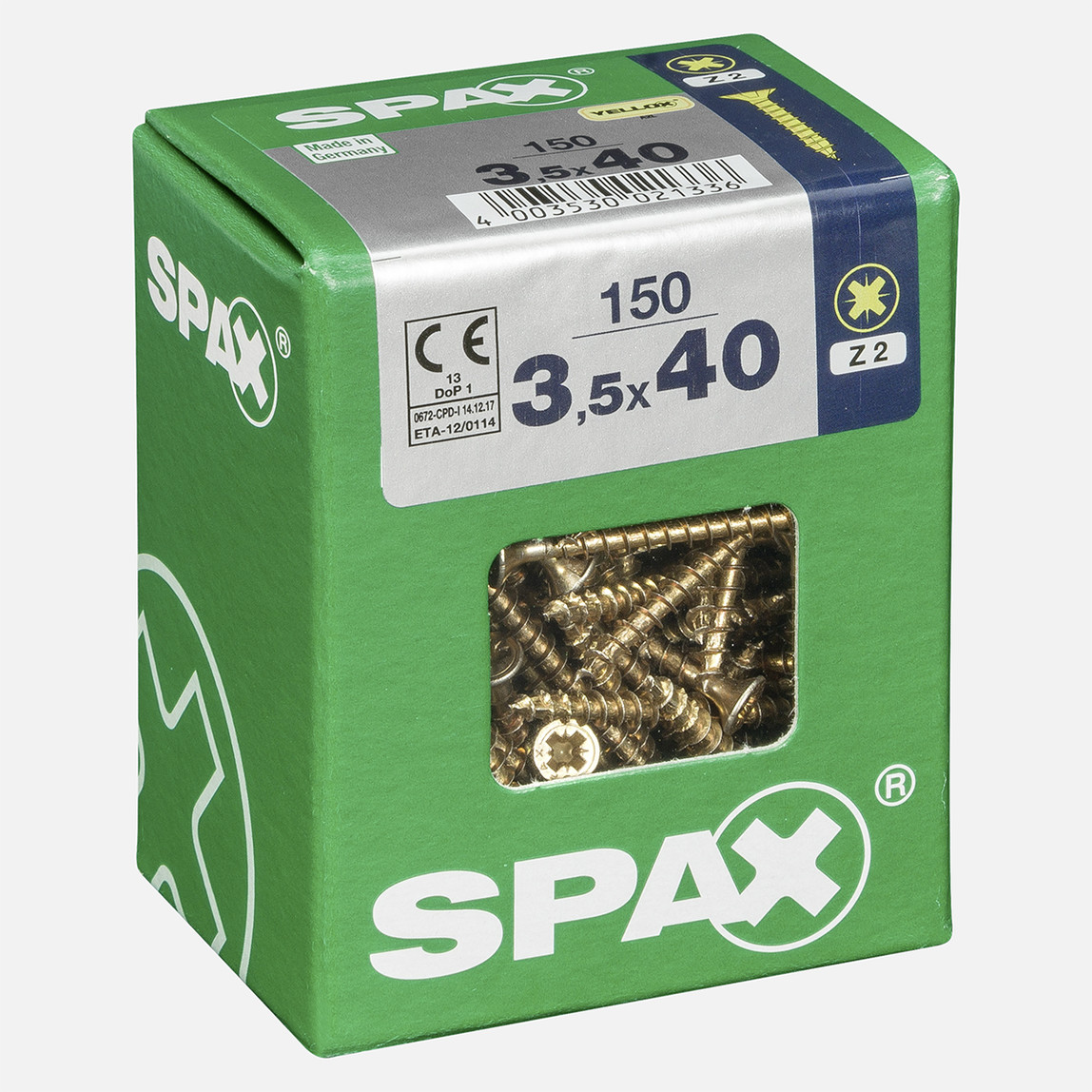    SPAX Havşa Vida Sarı 3.5X40      