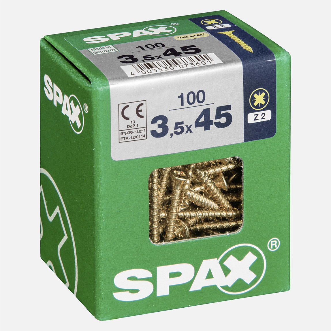    SPAX Havşa Vida Sarı 3.5X45      