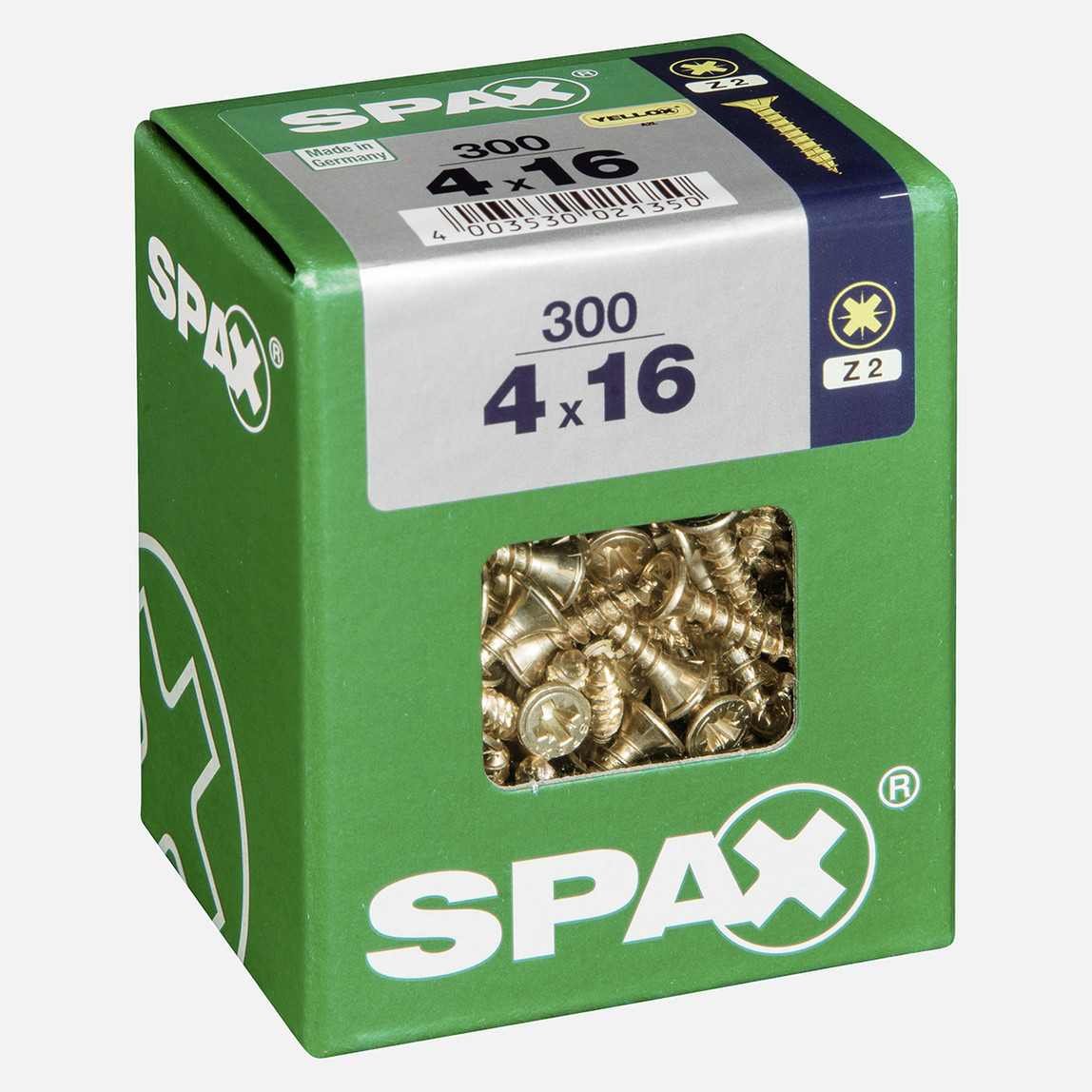    SPAX Havşa Vida Sarı 4X16        