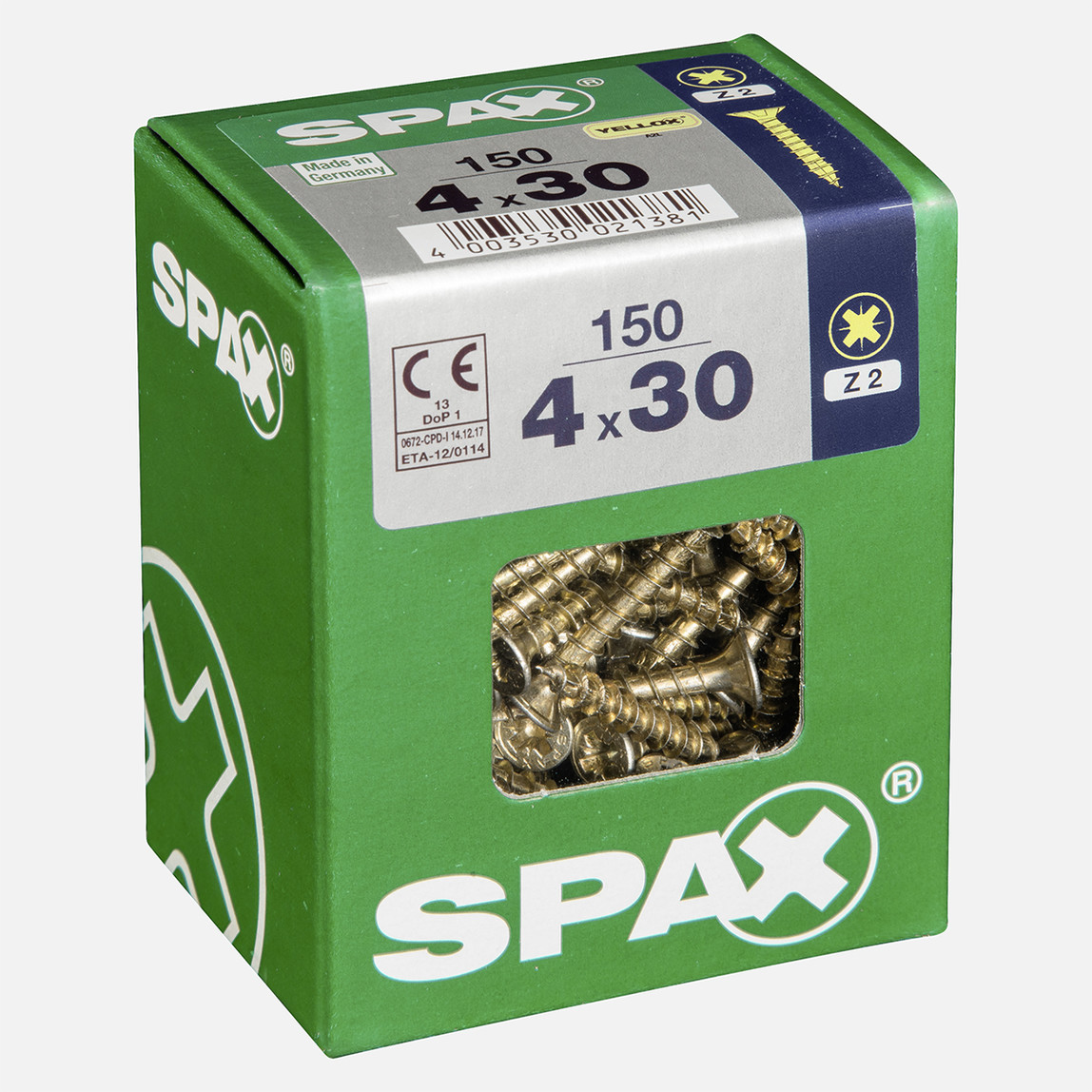    SPAX Havşa Vida Sarı 4X30        