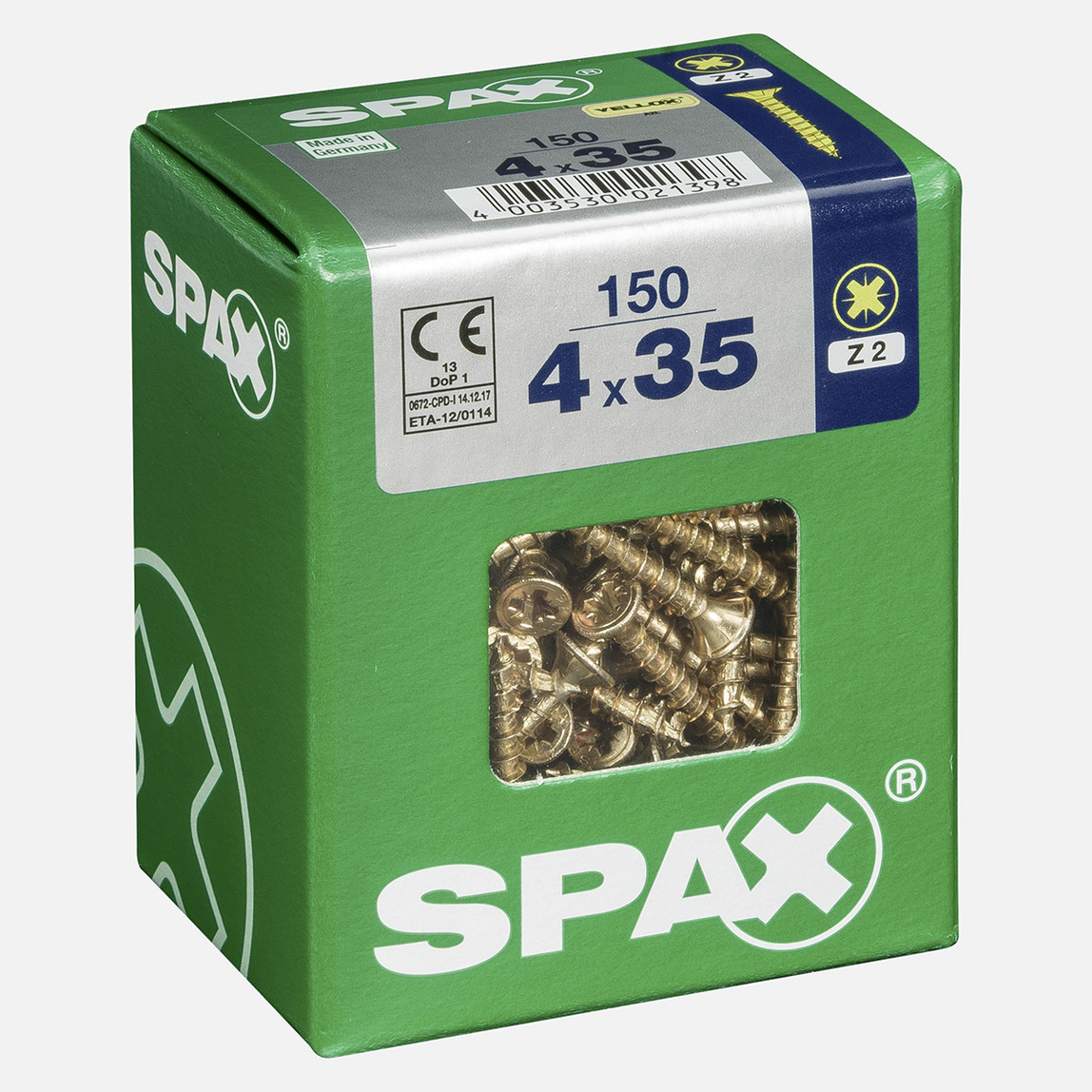    SPAX Havşa Vida Sarı 4X35        