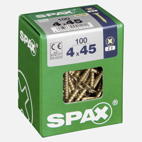 SPAX Havşa Vida Sarı 4X45       
