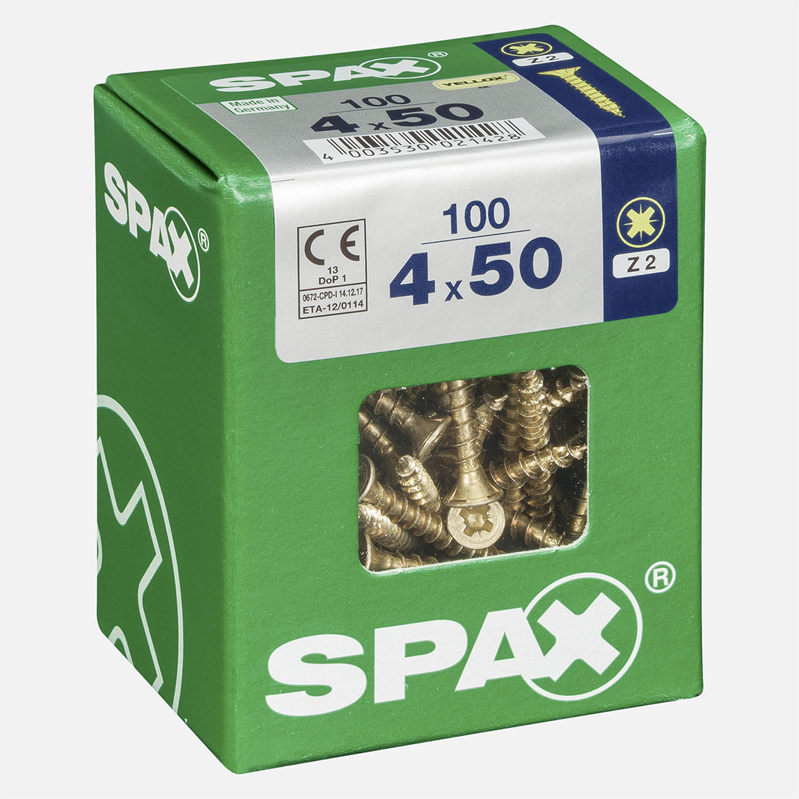    SPAX Havşa Vida Sarı 4X50        
