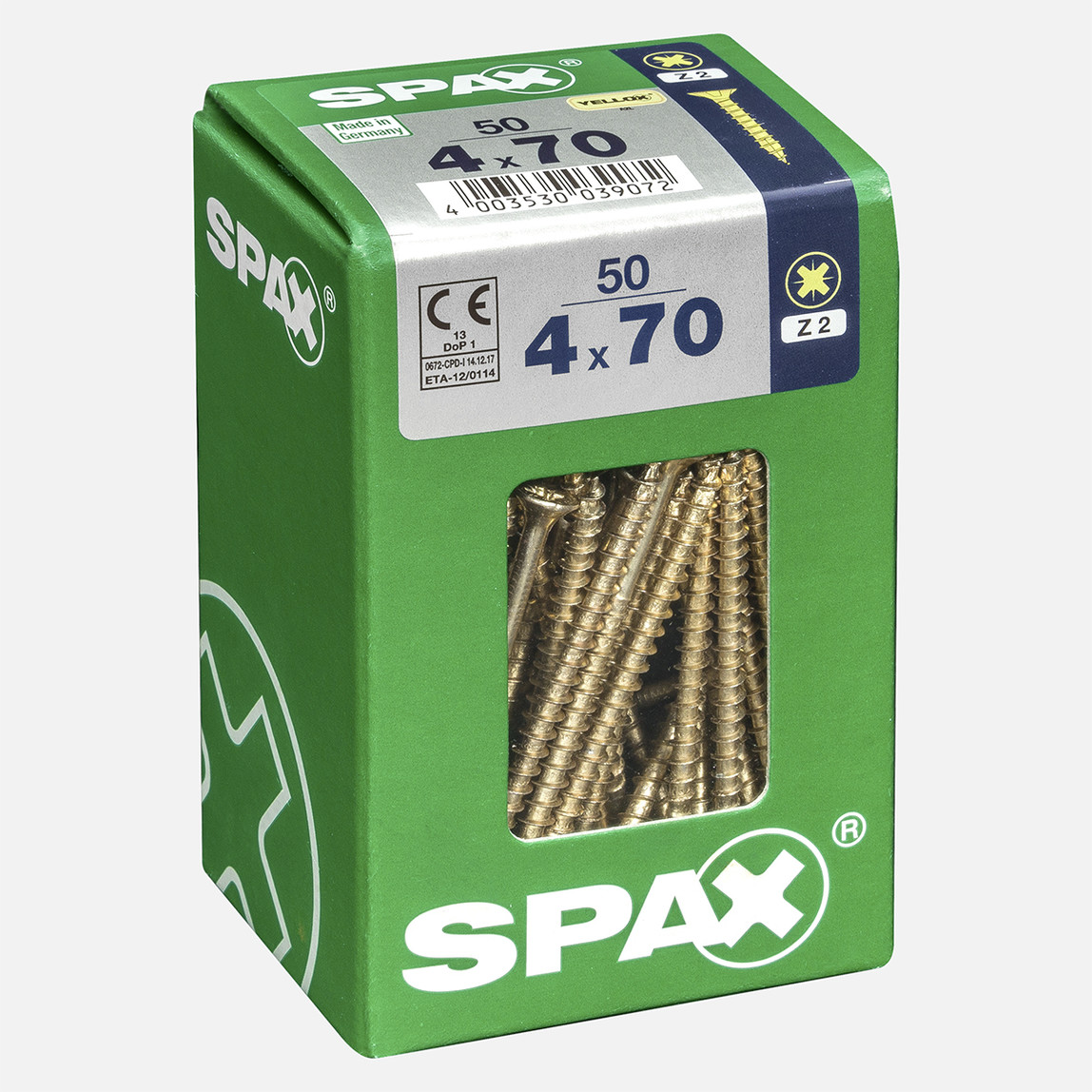    SPAX Havşa Vida Sarı 4X70        