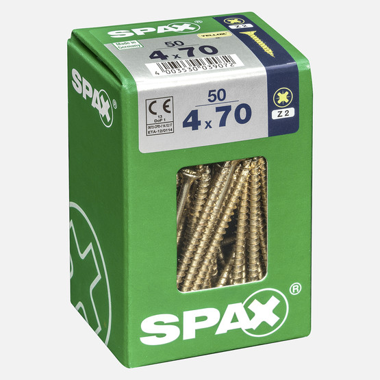 SPAX Havşa Vida Sarı 4X70       