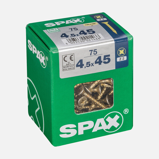 SPAX Havşa Vida Sarı 4.5X45     