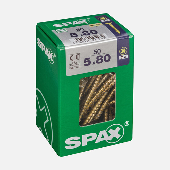 SPAX Havşa Vida Sarı 5X80       