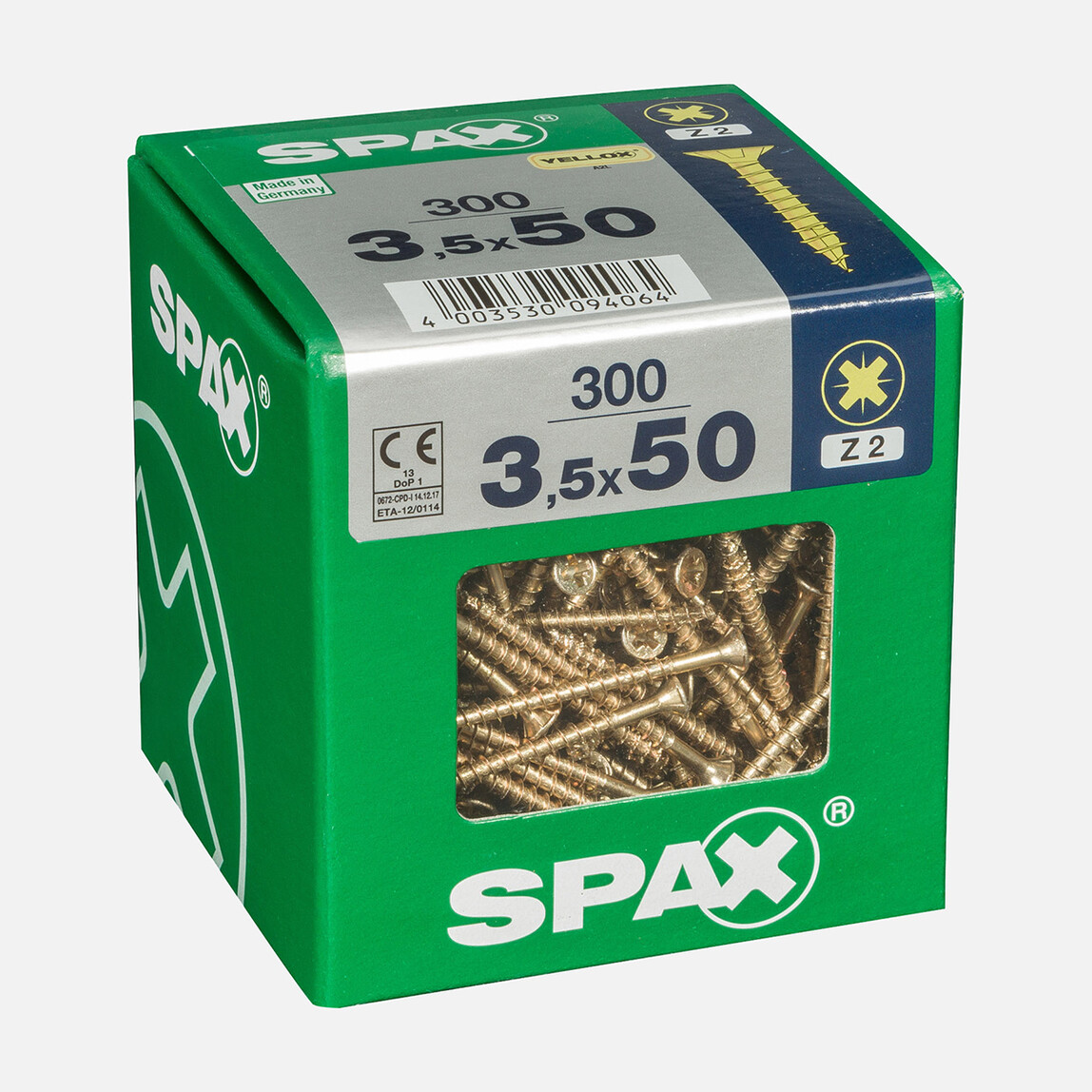    SPAX Havşa Vida Sarı 3.5X50      