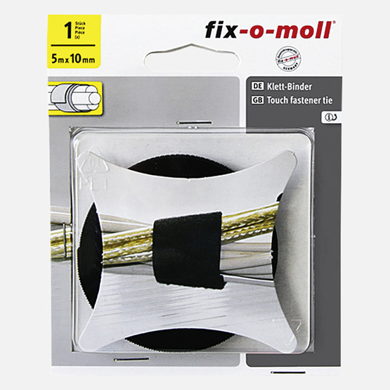 Fix-o-moll Cırtbant Bağlayıcı Siyah 