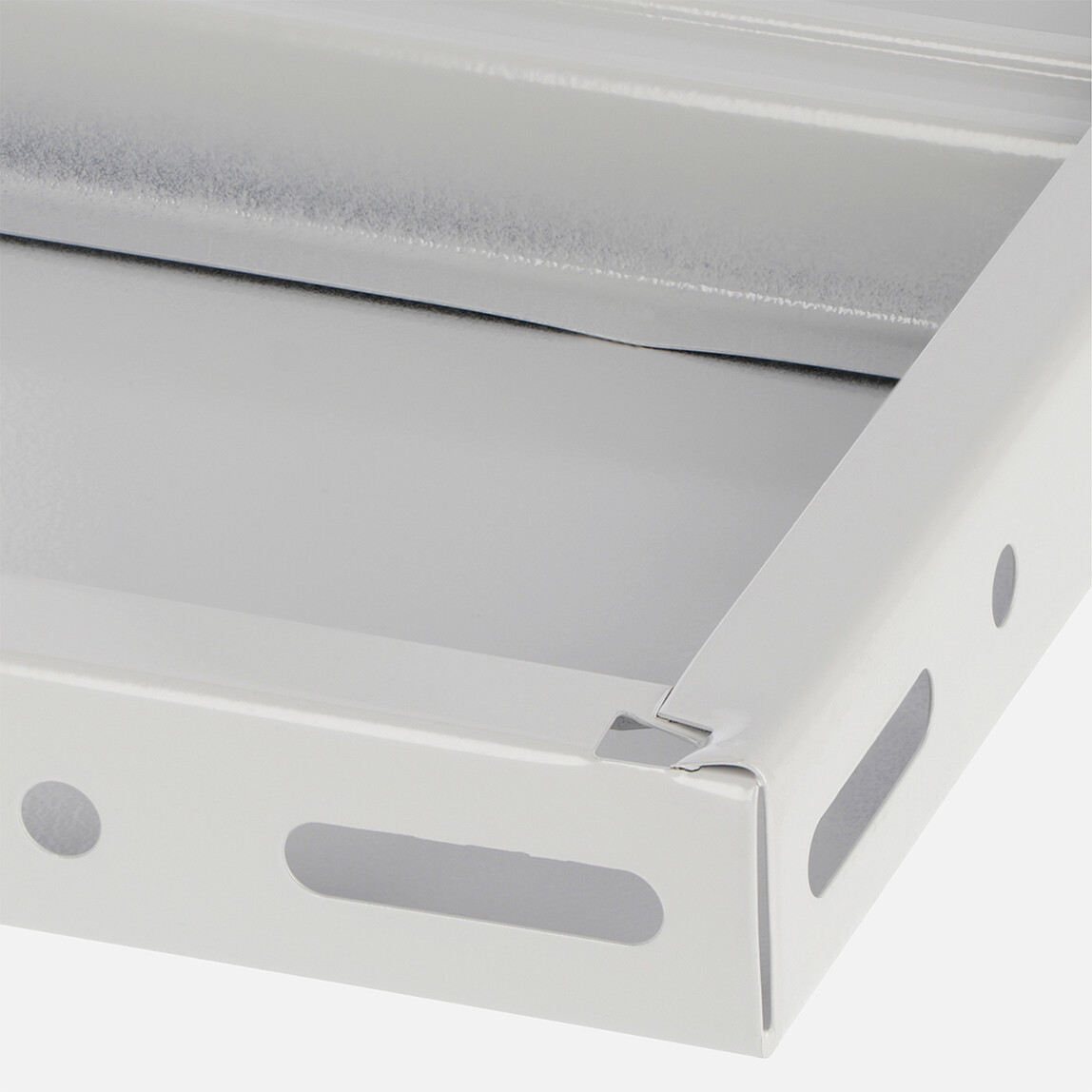    Regalux Metal Raf 100X35 cm Gümüş  