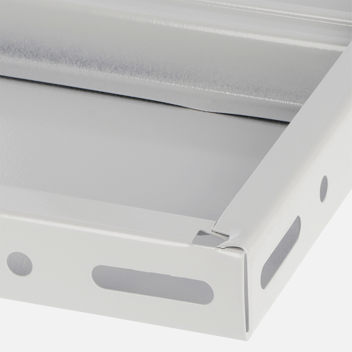    Regalux Metal Raf 100X35 cm Gümüş  