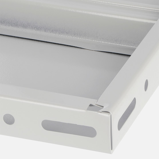 Regalux Metal Raf 100X35 cm Gümüş 