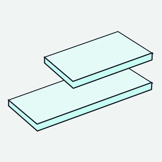 Regalux Metal Raf 100X35 cm Gümüş 