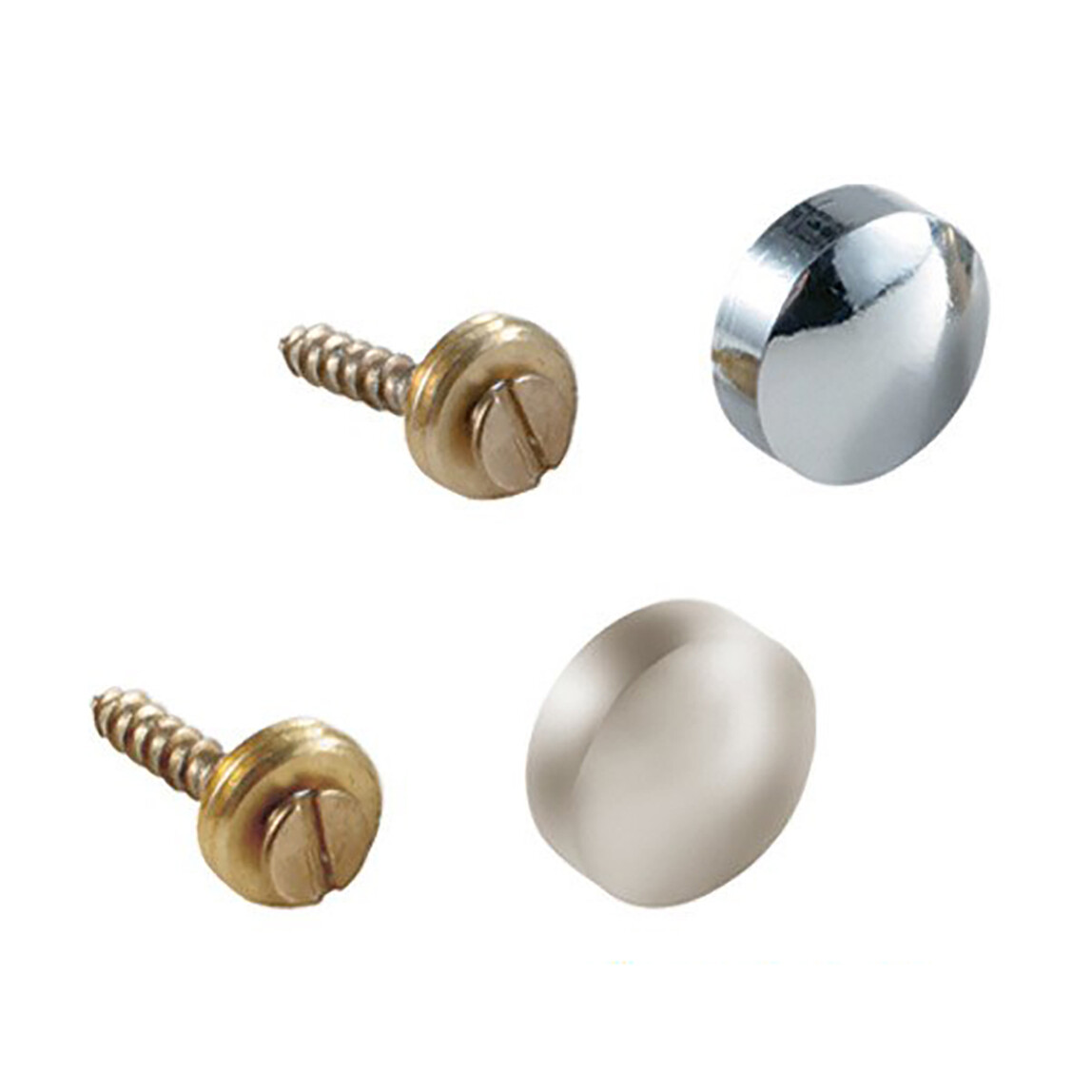    Adilon Metal Vida Kapağı 4'lü 13 mm Krom  