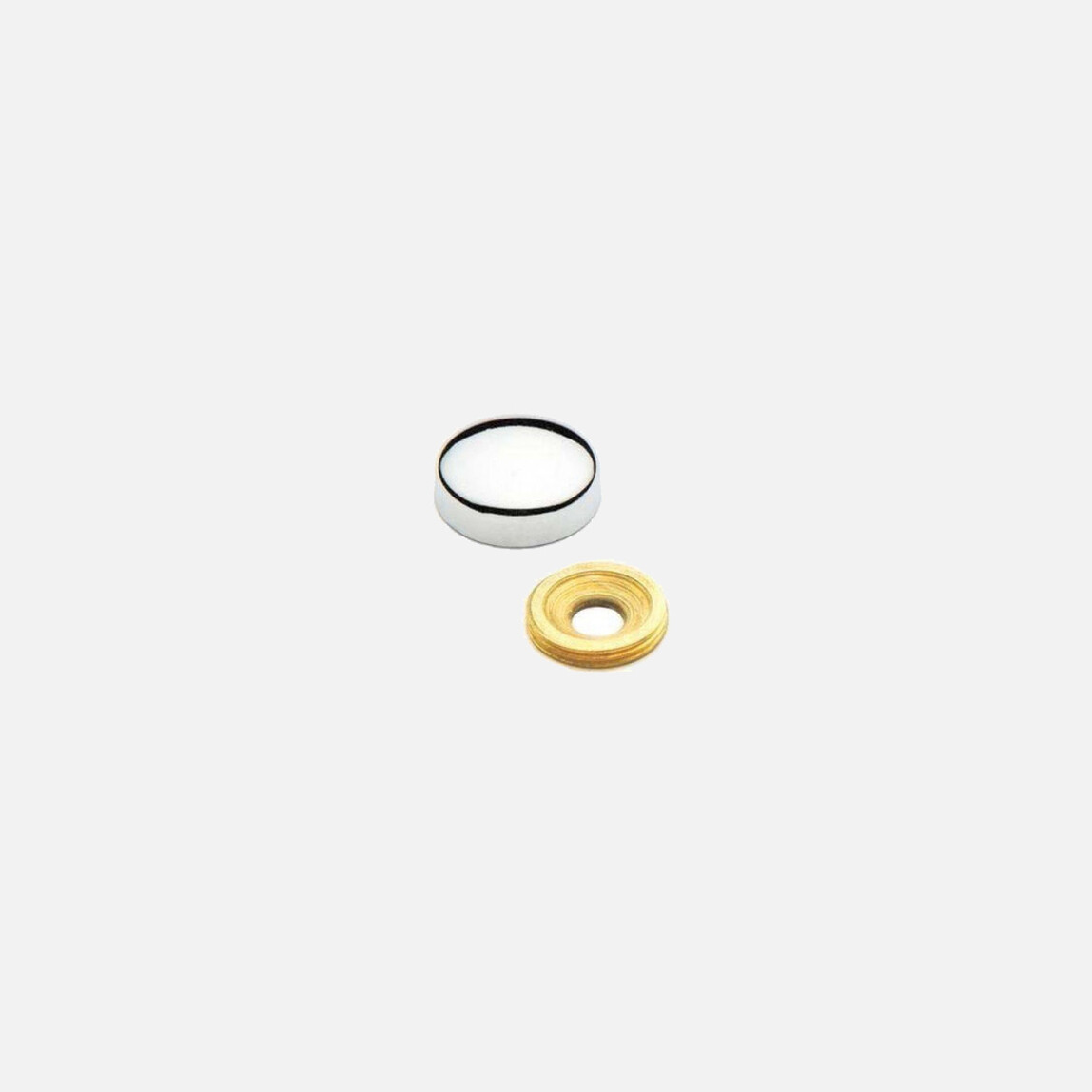    Adilon Metal Vida Kapağı 4'lü 15mm Krom  
