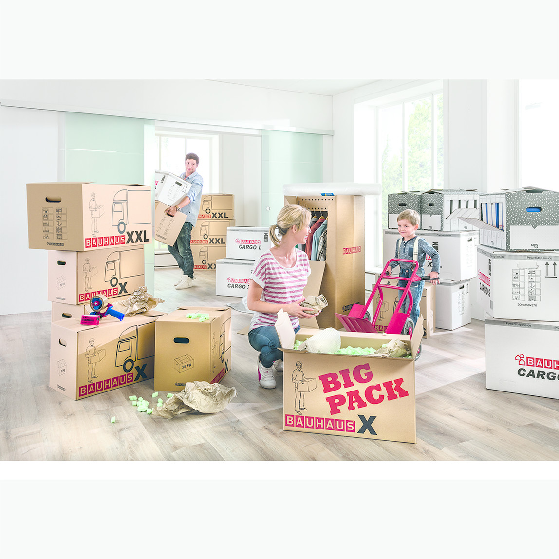    BAUHAUS Mutfak ve Kitap Taşıma Kolisi 