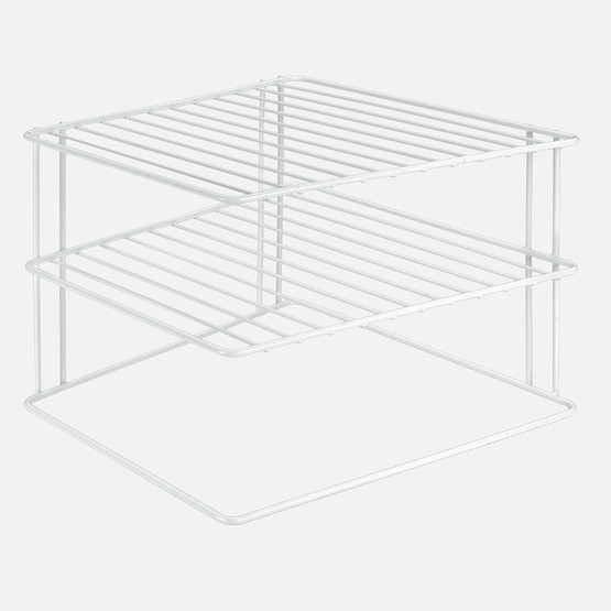 Metaltex Pvc Krom Köşe Tabaklık Mutfak Rafı