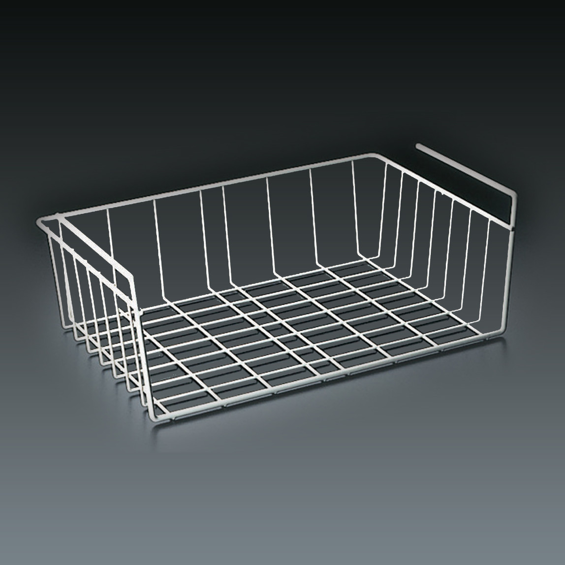    Metaltex Babette Pvc Tek Katlı Raf Altı Beyaz Mutfak Sepeti 
