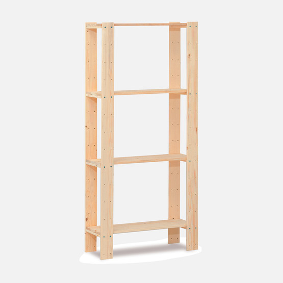 Regalux Heavy 4 Zeminli Ahşap Raf