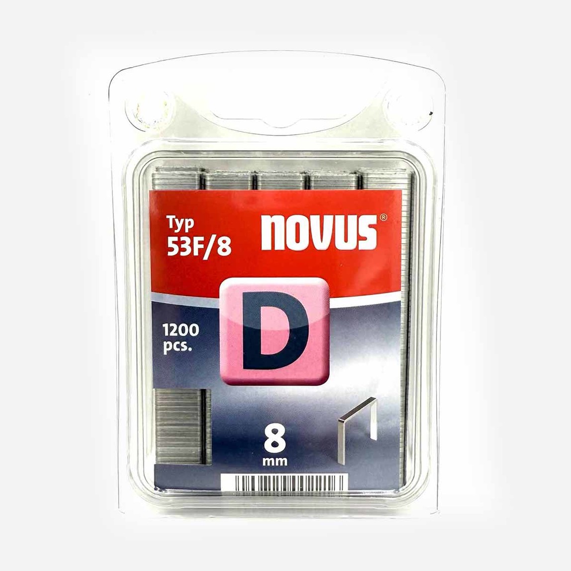    Novus Geniş Zımba Teli 53F/8  galvaniz  1200 Adet  