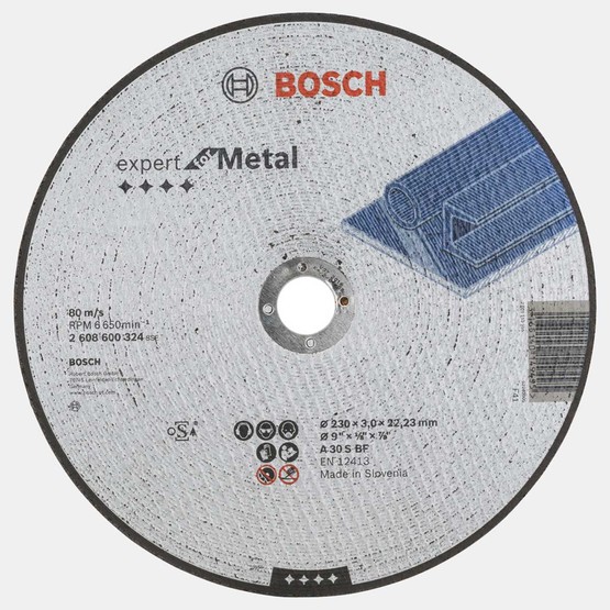 Bosch 230x3 mm Metal Düz 