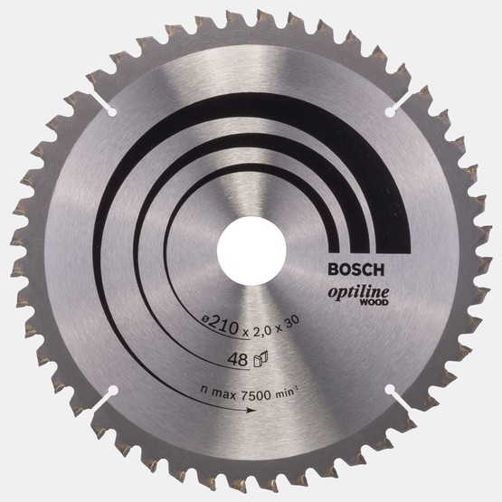 Bosch Daire Testere Bıçağı 210x30 mm 48 Diş   