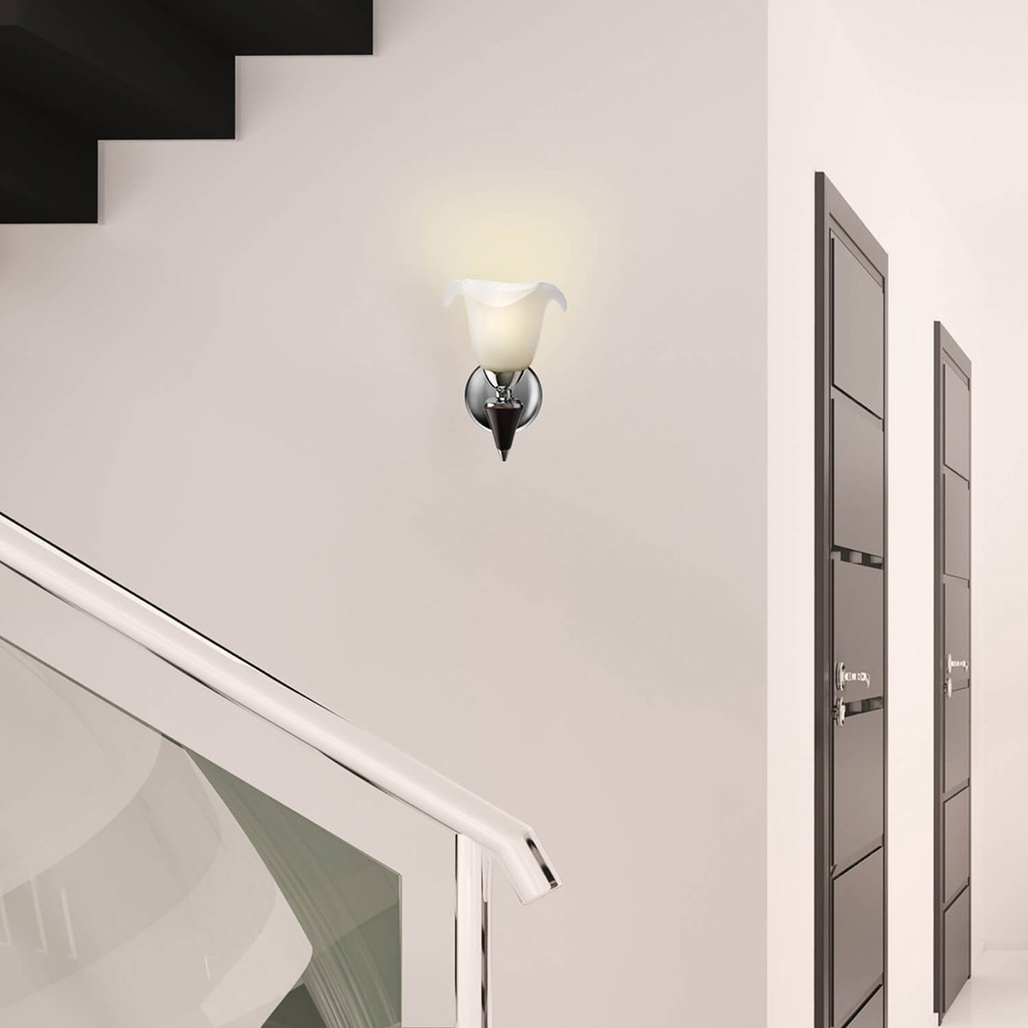    Modelight Konik Aplik Ahşap   