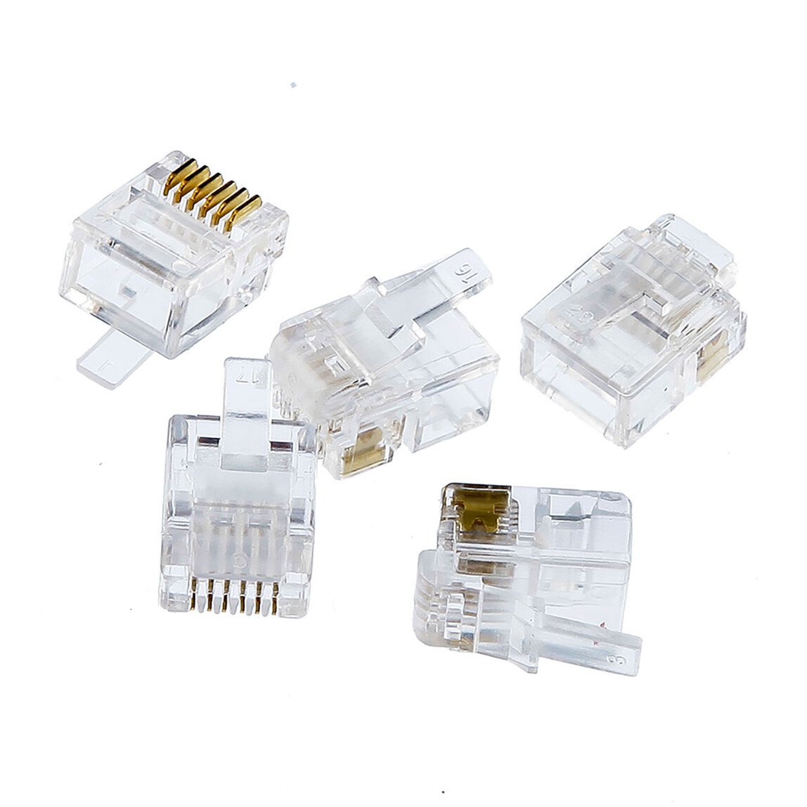    Tek-iş 6 P-6 C Telefon Plug 5 adet   