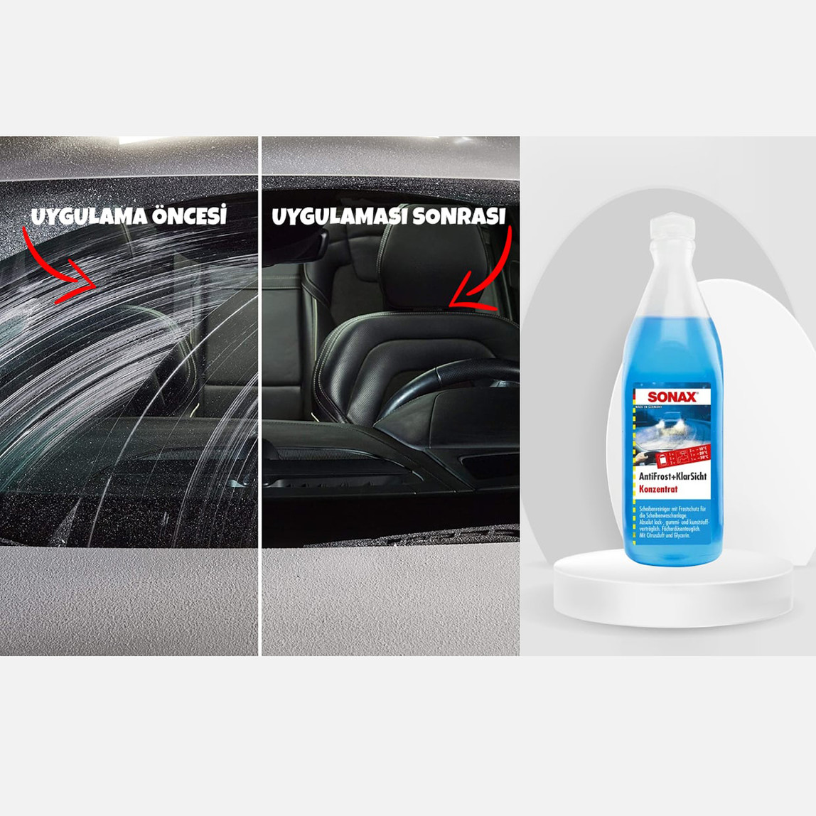    Sonax Antifrizli Konsantre Cam Suyu  