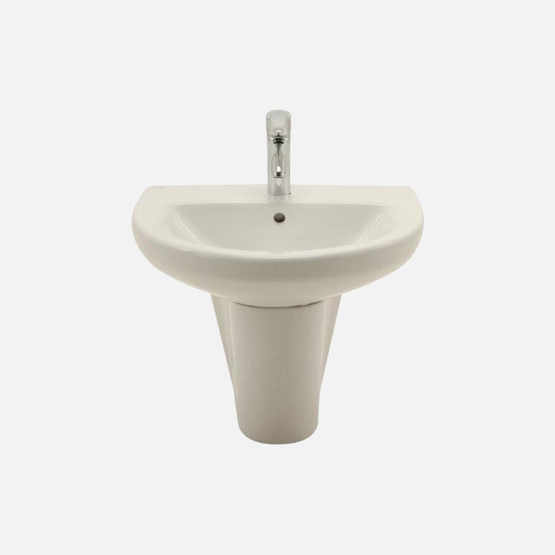 Kale Tek Parça Yarım Ayak 50cm Lavabo İçin