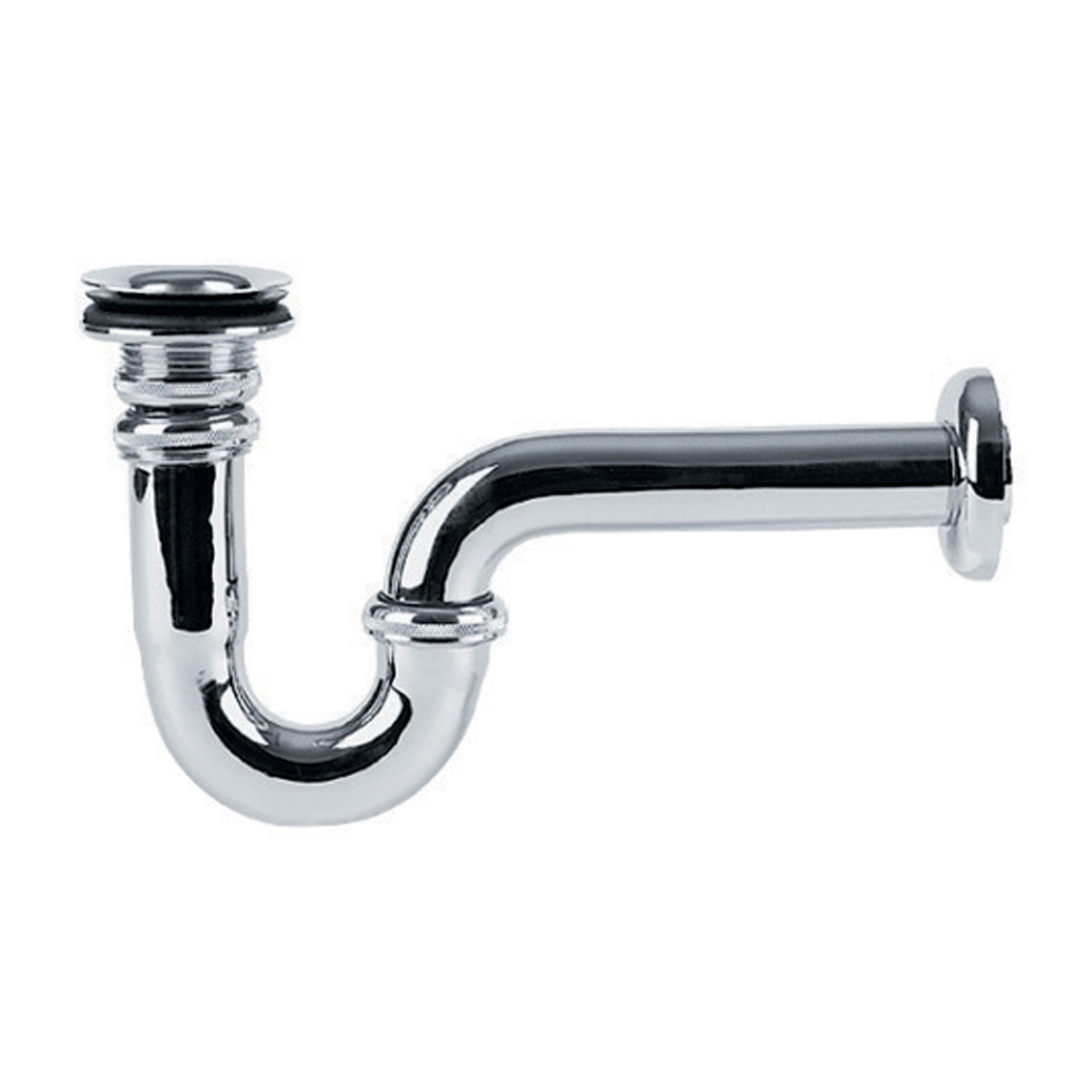    ECA Borulu Lavabo Sifonu Krom  