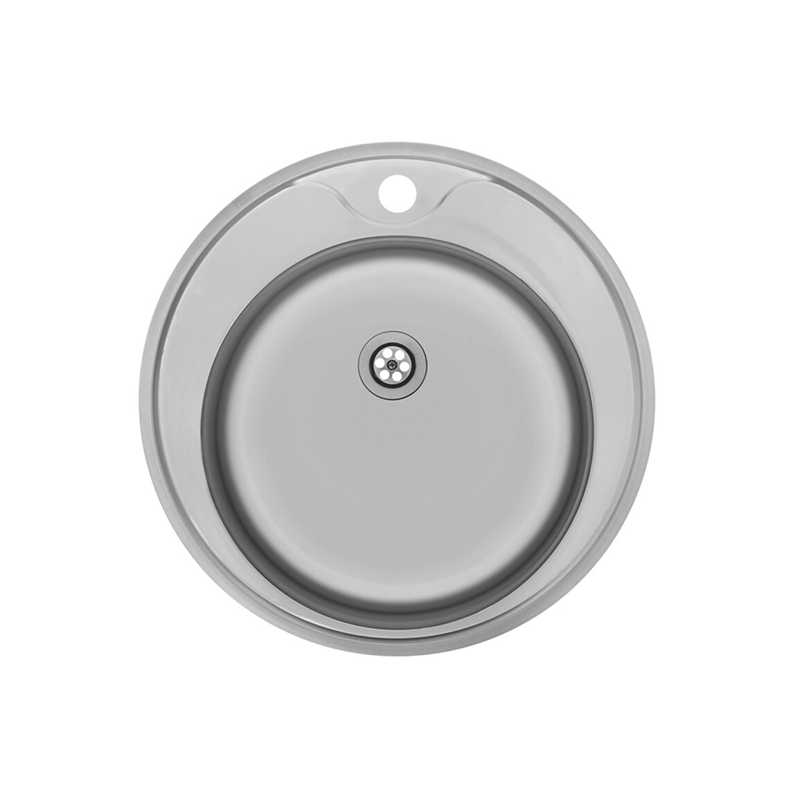    Pera Centr Oval F6 Çelik Eviye  