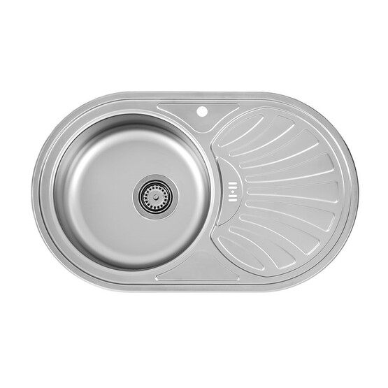 Pera Duo Paslanmaz Sağ Damlalıklı Çelik Eviye 