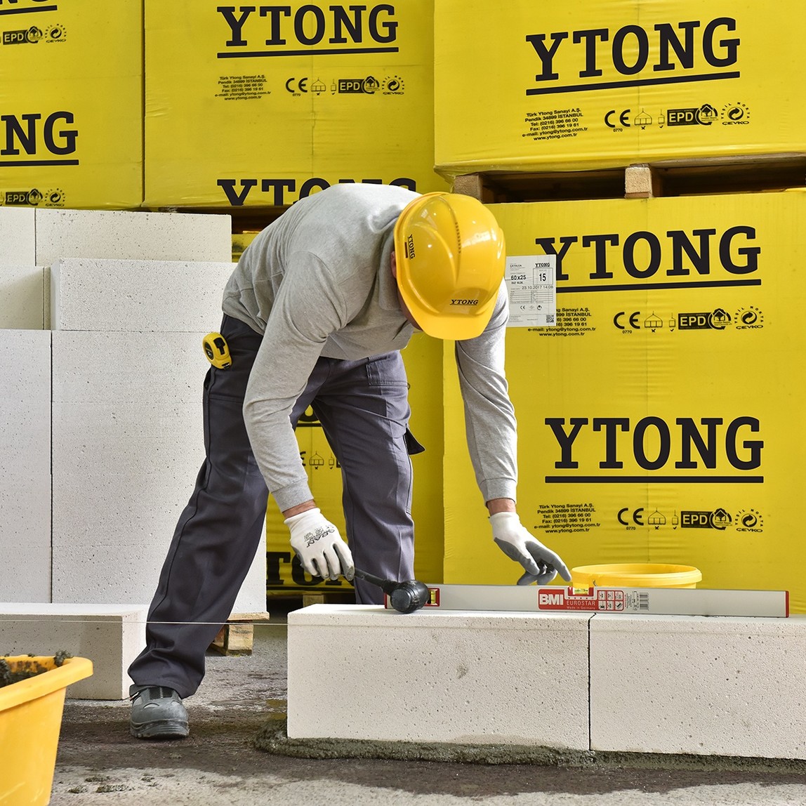    Ytong Blok G2 Sınıfı Gazbeton Düz 60x25x8,5 CM
 